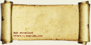 Jelisaveta Pjanić vizit kartica